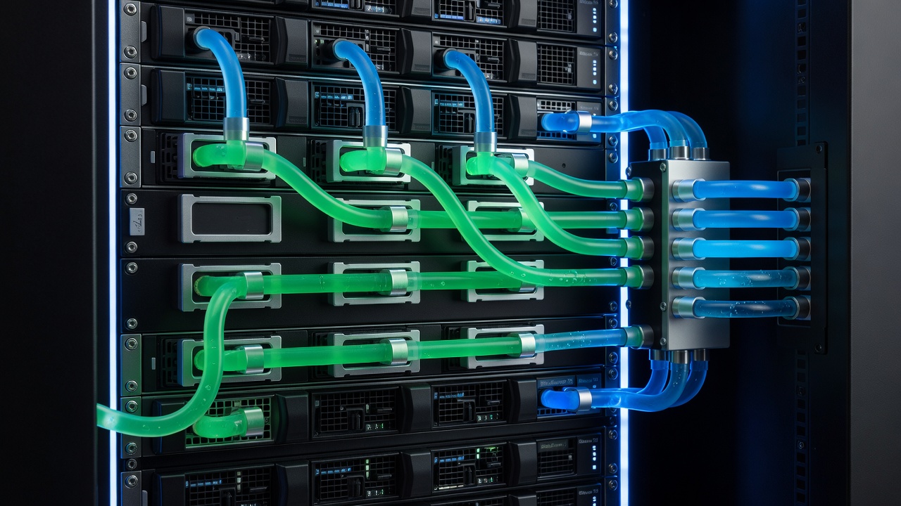 Data center closed-loop glycol cooling infrastructure